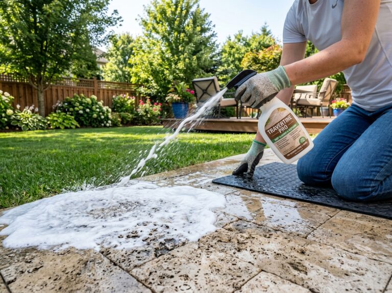 best cleaner for outdoor travertine