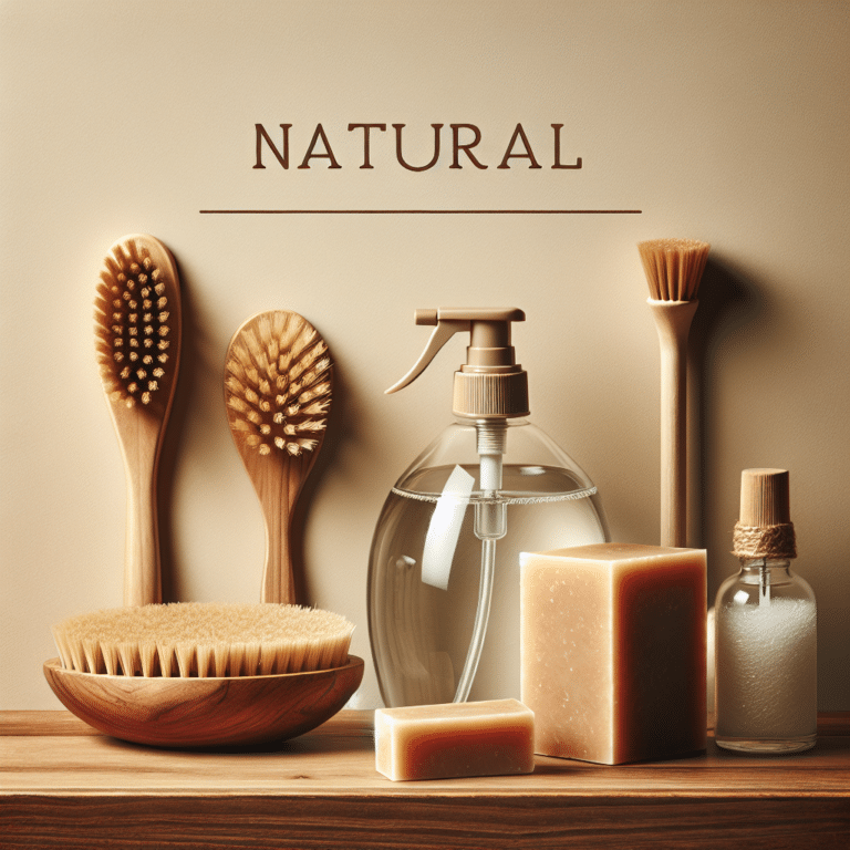 Natural bathroom cleaning products