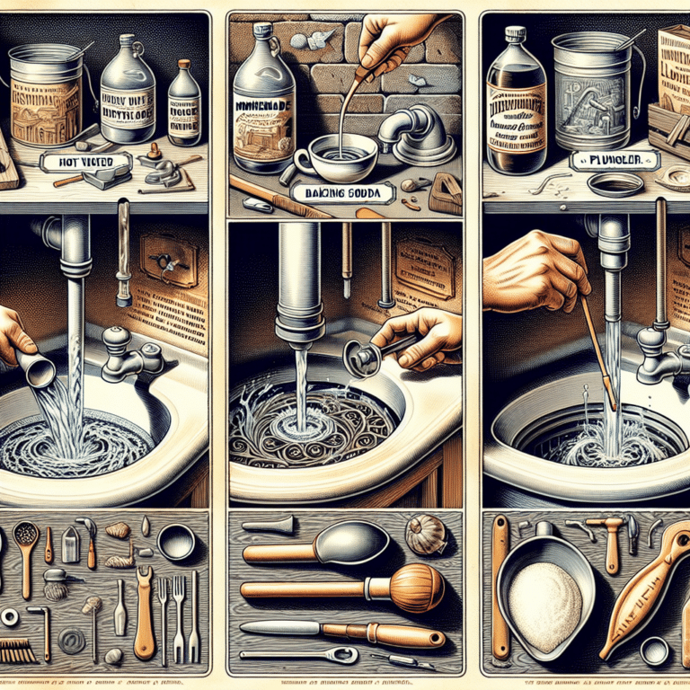 Homemade Hacks for Unclogging Drains