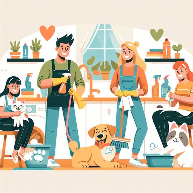  "Tips for Safe Cleaning Around Pets