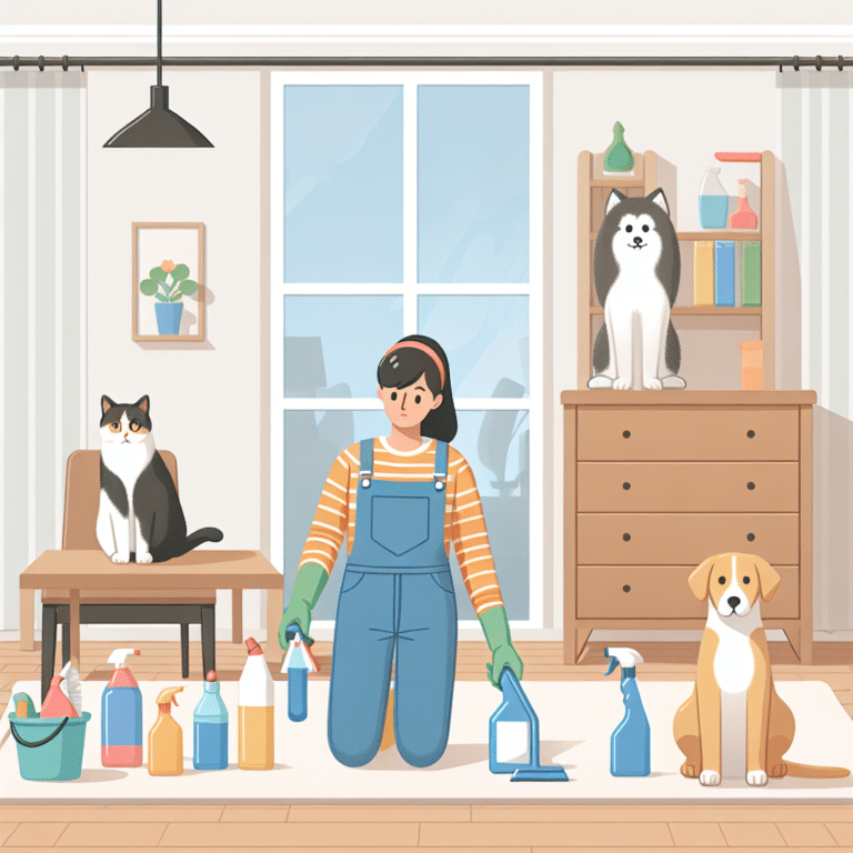  "Tips for Safe Cleaning Around Pets